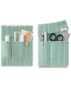 Housse de carnet Midori A6/B6 – Bleu-Vert