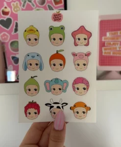 Planche stickers A6 Baby