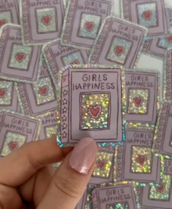 Sticker Girls Happiness