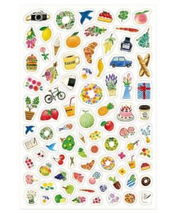 Pochette de stickers Yuru Log Midori – Motifs