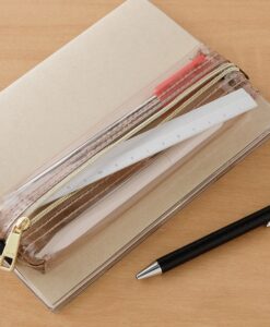 Trousse-élastique pour carnet B6/A5 Transparent – Midori