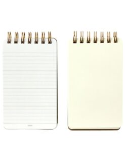 Bloc-notes à spirale Midori Grain – Marron