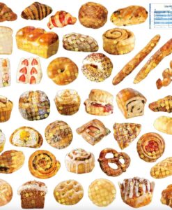 Boîte d’autocollants Viennoiseries