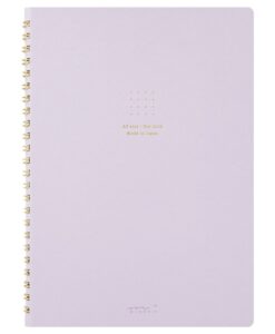 Carnet à spirales A5 Violet – Midori