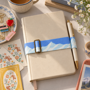 Porte-stylo élastique pour carnet – Horizon