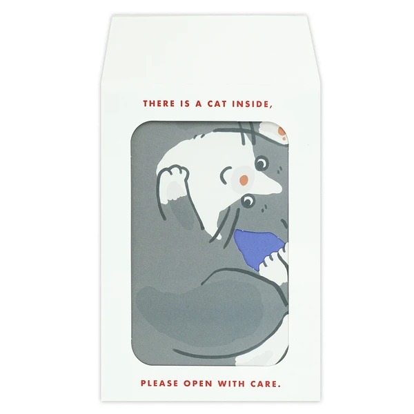 Set de correspondance Cat in an envelope
