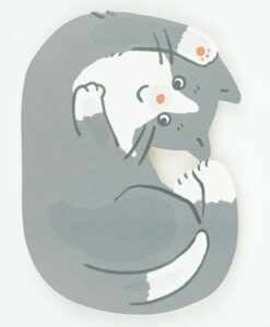 Set de correspondance Cat in an envelope
