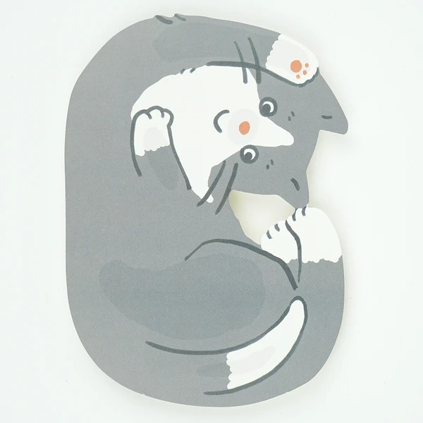 Set de correspondance Cat in an envelope