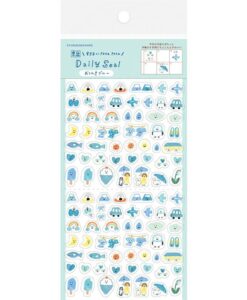 Stickers planning – mini motifs Weather Blue