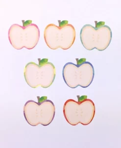 Autocollants washi Apples