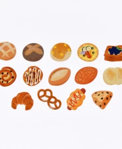 Autocollants washi – Boulangerie