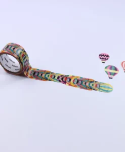 Autocollants washi Montgolfières