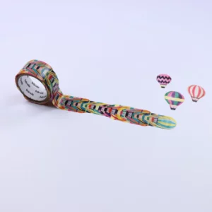 Autocollants washi Montgolfières