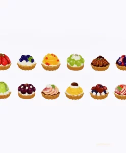 Autocollants washi – Tartes
