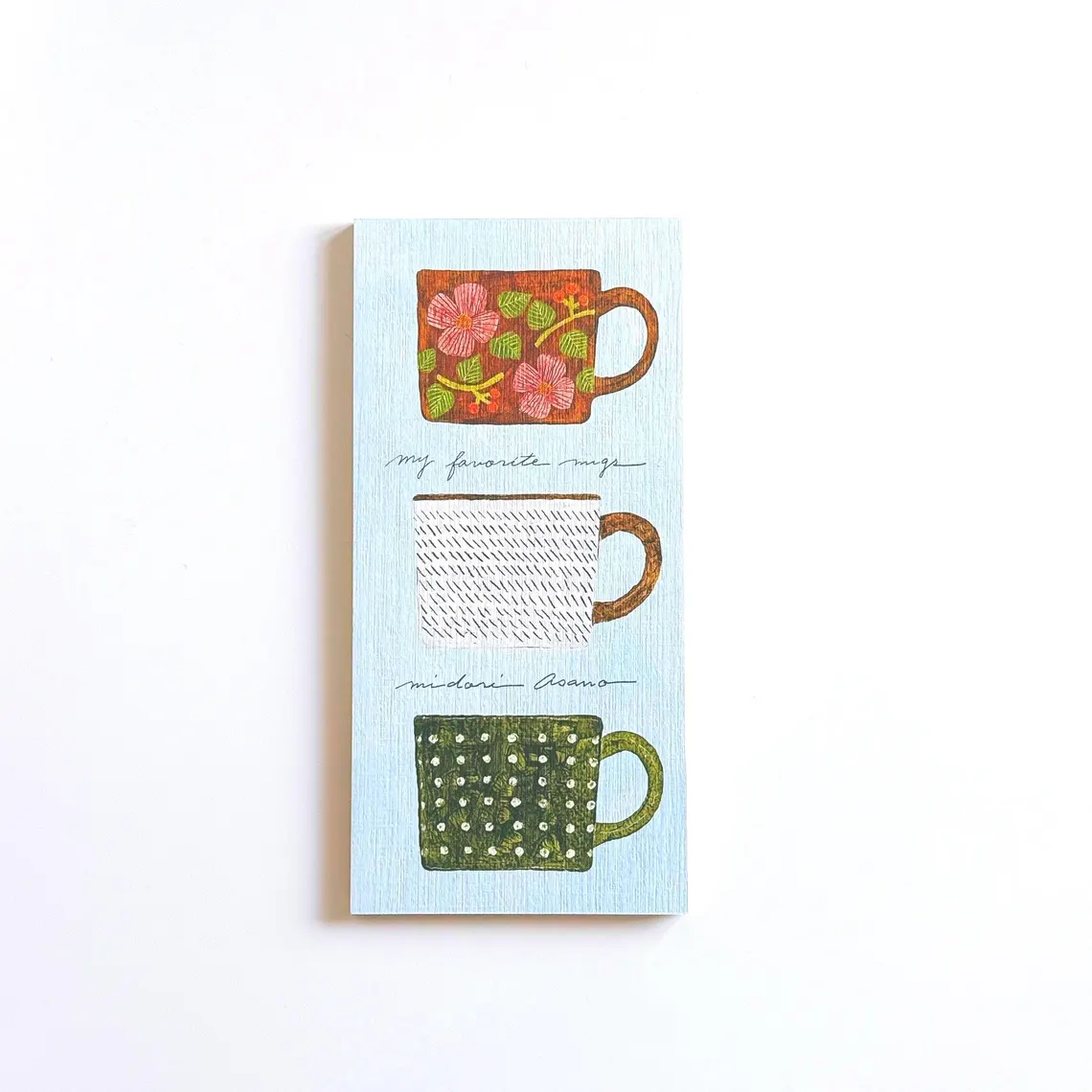 Bloc-Notes My favorite mugs