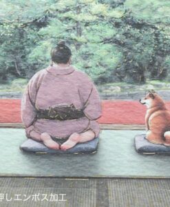 Carte Sumoshiba en méditation zen