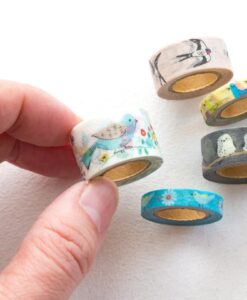 Coffret de mini washi tapes Oiseaux