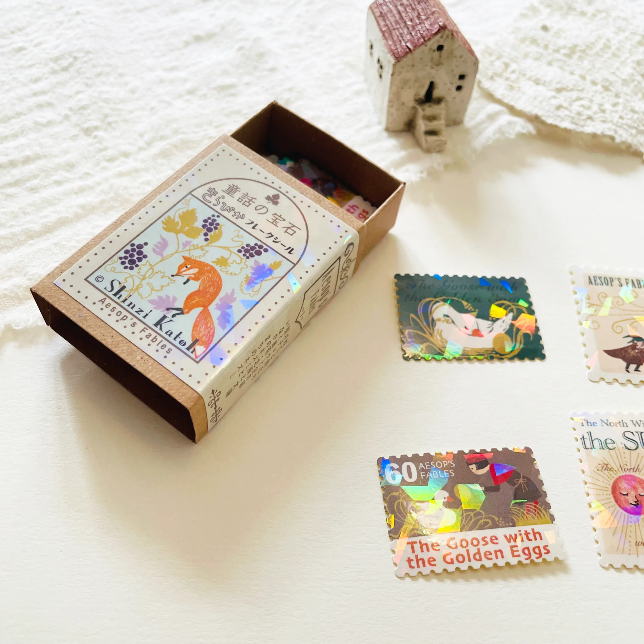 Stickers Flocons holographiques – Aesop’s Fables