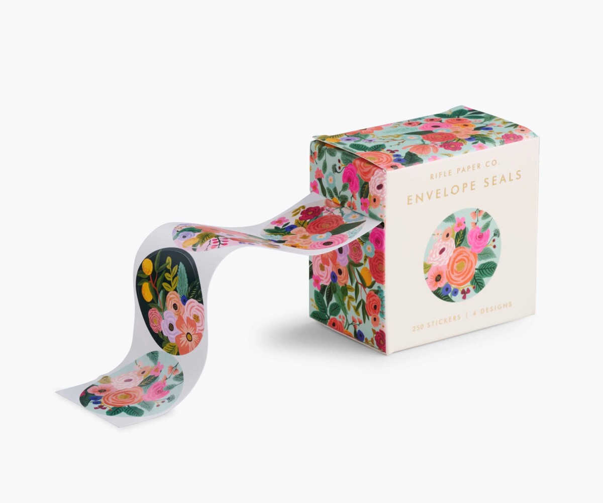 Boîte de sceaux autocollants Garden Party – Rifle Paper
