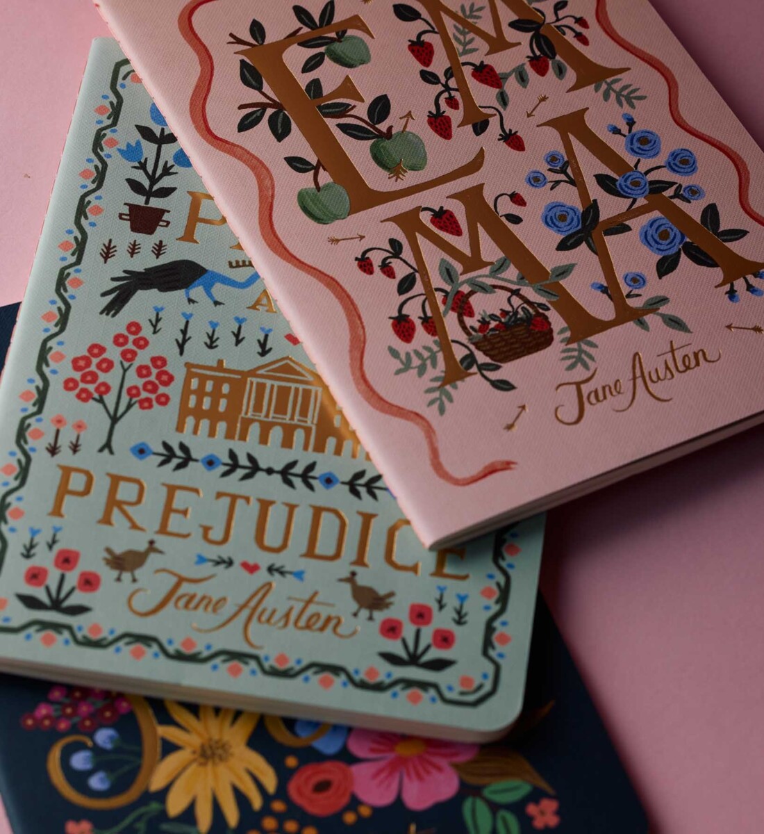 Set de 3 carnets Rifle Paper – Jane Austen