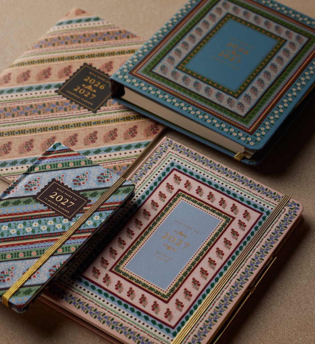 Agenda de poche rigide 12 mois 2027 ‘Paisley’ Rifle Paper Co