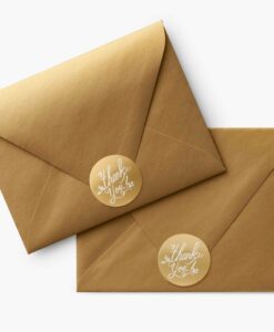 Boîte de sceaux autocollants Thank you – Rifle Paper