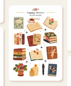 Planche de stickers – Bibliophile