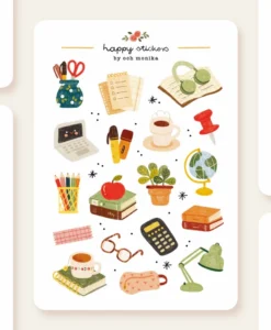 Planche de stickers – Papeterie & Bureau