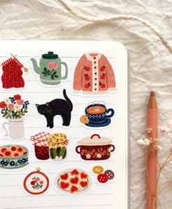 Planche de stickers – Choses de mamie
