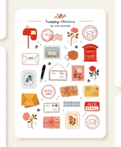 Planche de stickers – Courrier & Correspondance