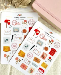 Planche de stickers – Courrier & Correspondance
