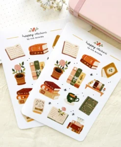 Planche de stickers – Mon coin lecture