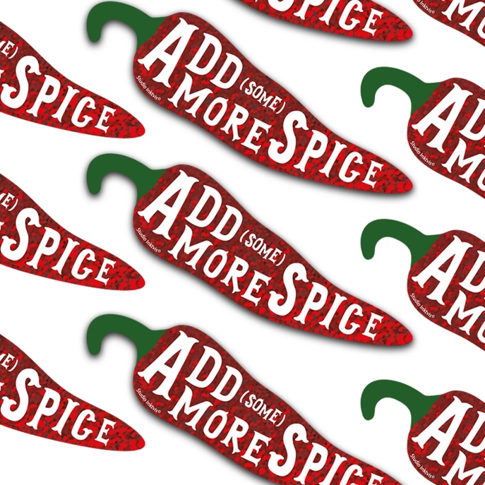 Sticker Add some more spice
