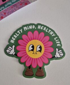 Sticker Healthy mind, healthy life