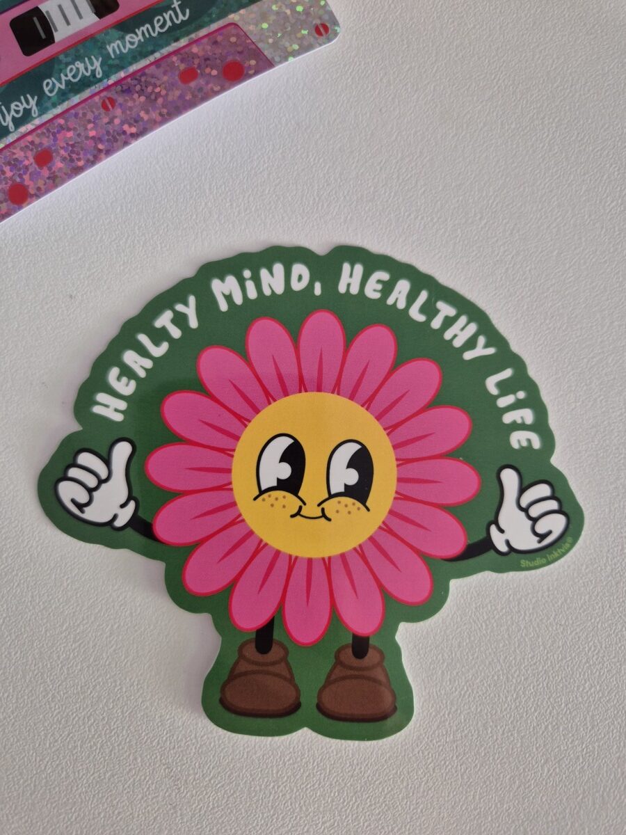Sticker Healthy mind, healthy life