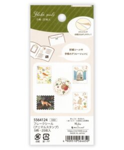 Stickers Animaux façon timbres