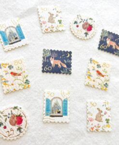 Stickers Animaux façon timbres