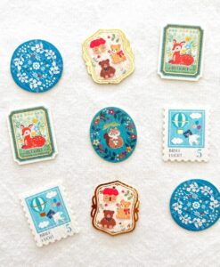 Stickers Fairy Tale façon timbres