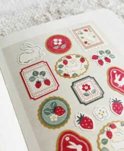 Stickers Wanowa – Lapins & fraise