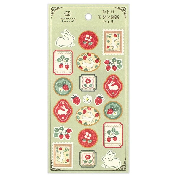 Stickers Wanowa – Lapins & fraise