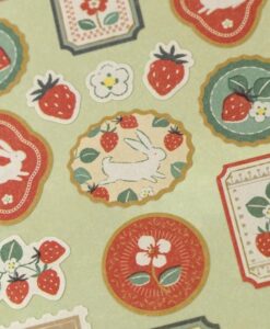 Stickers Wanowa – Lapins & fraise