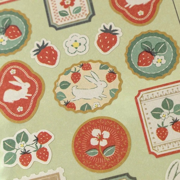 Stickers Wanowa – Lapins & fraise