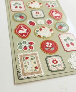 Stickers Wanowa – Lapins & fraise