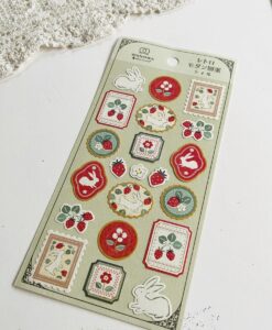 Stickers Wanowa – Lapins & fraise