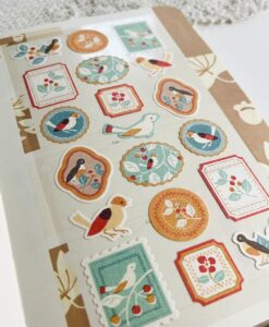 Stickers Wanowa – Oiseaux & baies