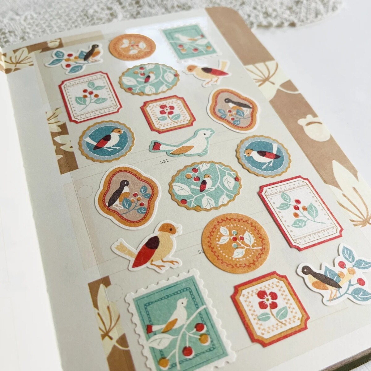 Stickers Wanowa – Oiseaux & baies