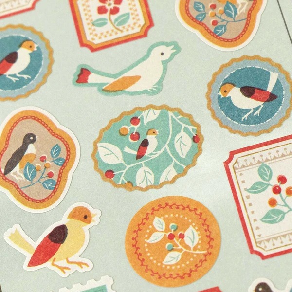 Stickers Wanowa – Oiseaux & baies