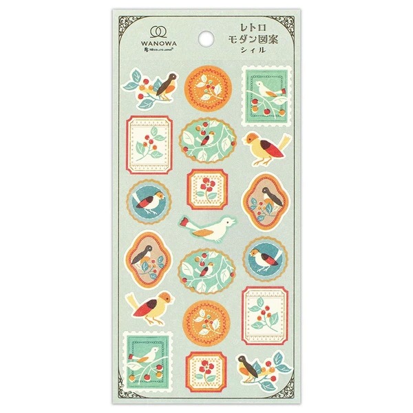 Stickers Wanowa – Oiseaux & baies