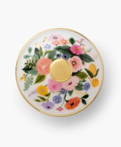 Boite ronde en porcelaine ‘Garden Party’ Rifle Paper