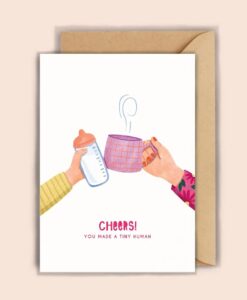 Carte de naissance Tiny Cheers